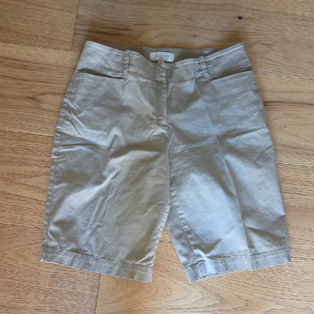Talbots Women's Khaki/Tan Bermuda Shorts
